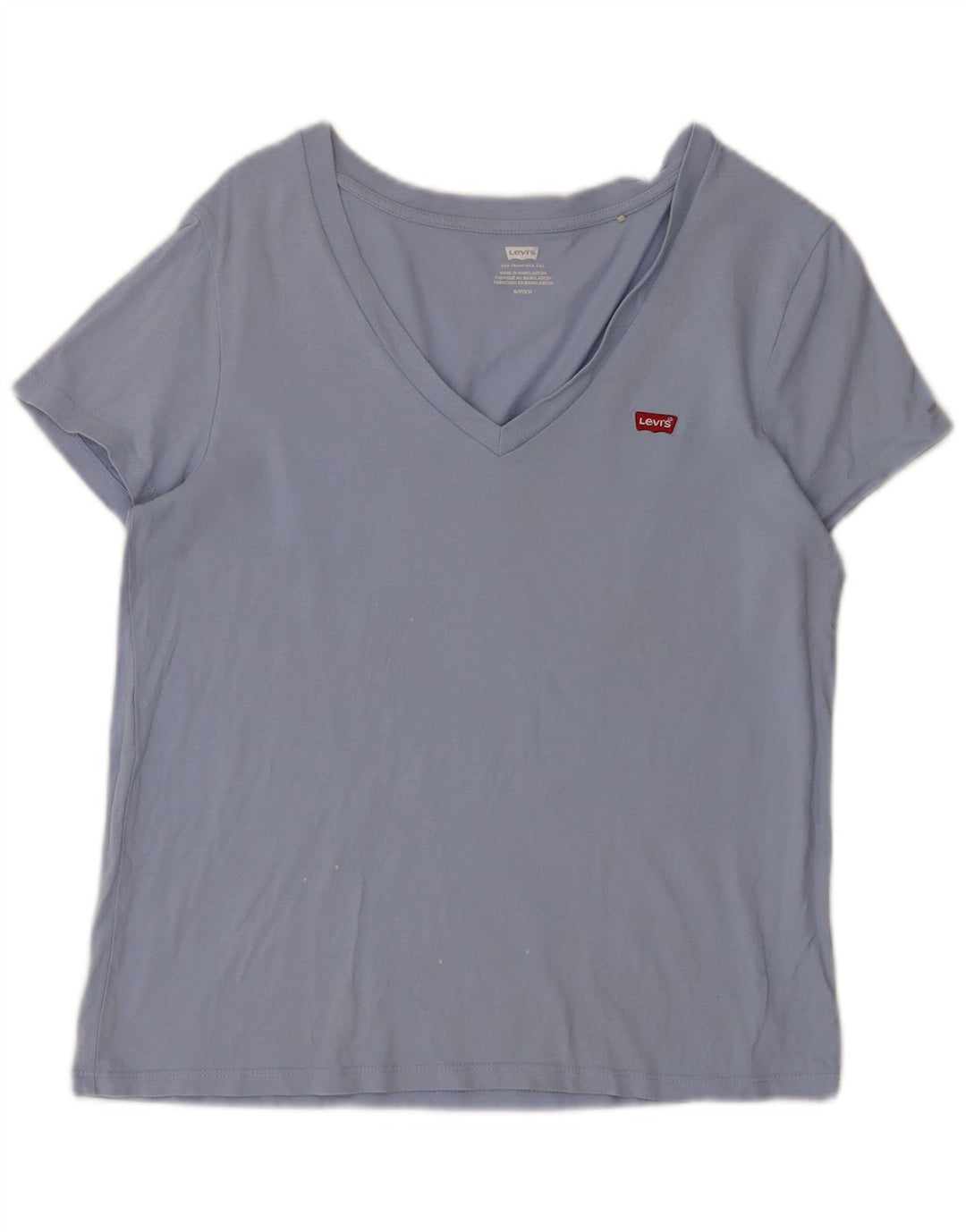 Levi's T-Shirt Femme UK 10 Small Bleu