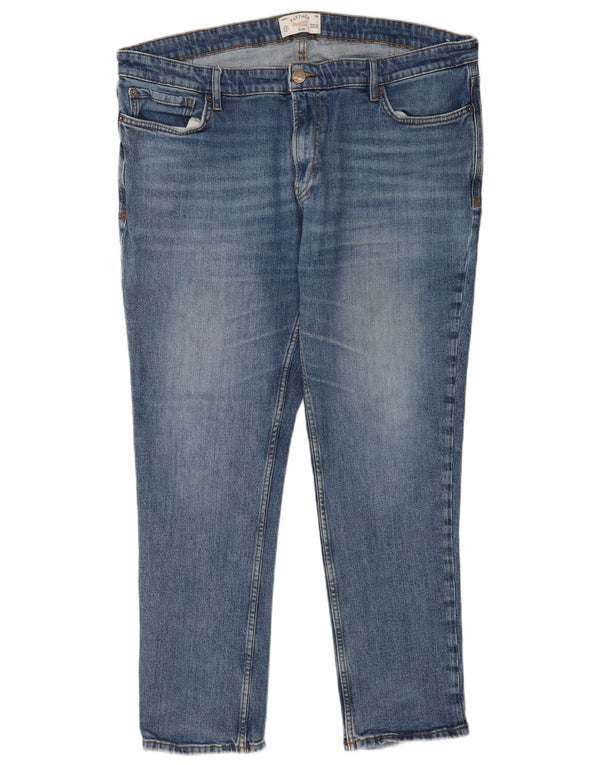 Jeans slim da uomo Fat Face W42 L28 cotone blu