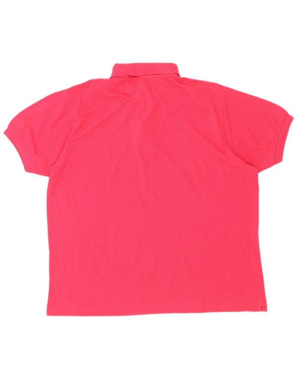 Lacoste Polo Homme Taille 7 2XL Coton Rose