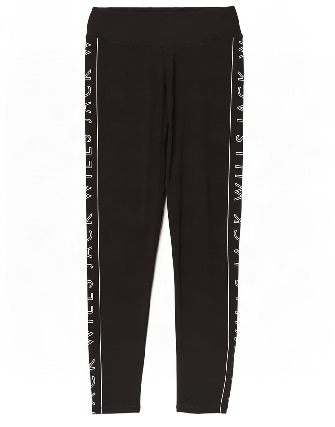 Leggings cu grafică Jack Wills pentru femei UK 12 Poliester mediu negru