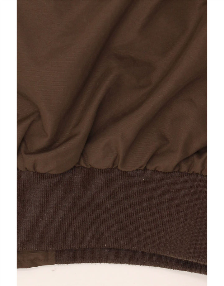 CANADIENS Mens Bomber Jacket IT 50 Large Brown Nylon
