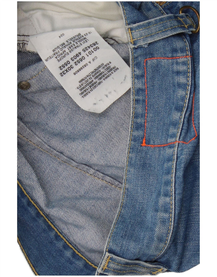 LEVI'S Mens Denim Shorts W30 Medium Blue Cotton
