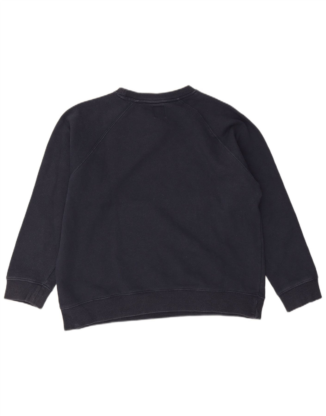 Fila Womens Sweatshirt Jumper UK 16 Large Navy Blue Cotton