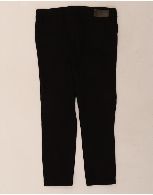 Женские укороченные джинсы Massimo Dutti W32 L25 черные