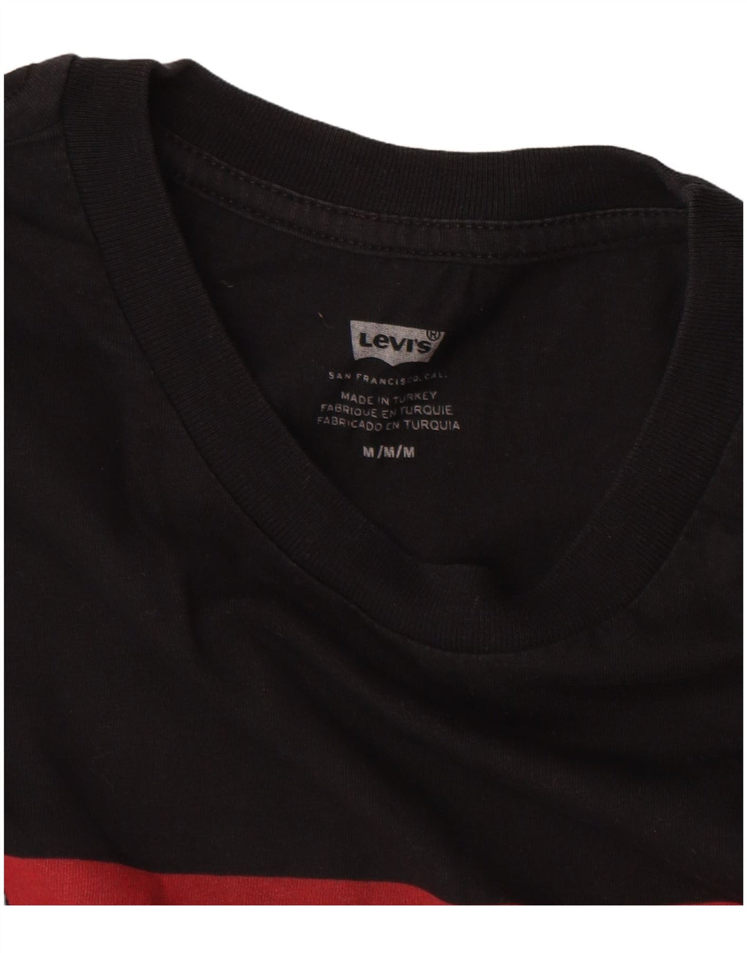 Tricou grafic LEVI'S pentru bărbați Top mediu negru