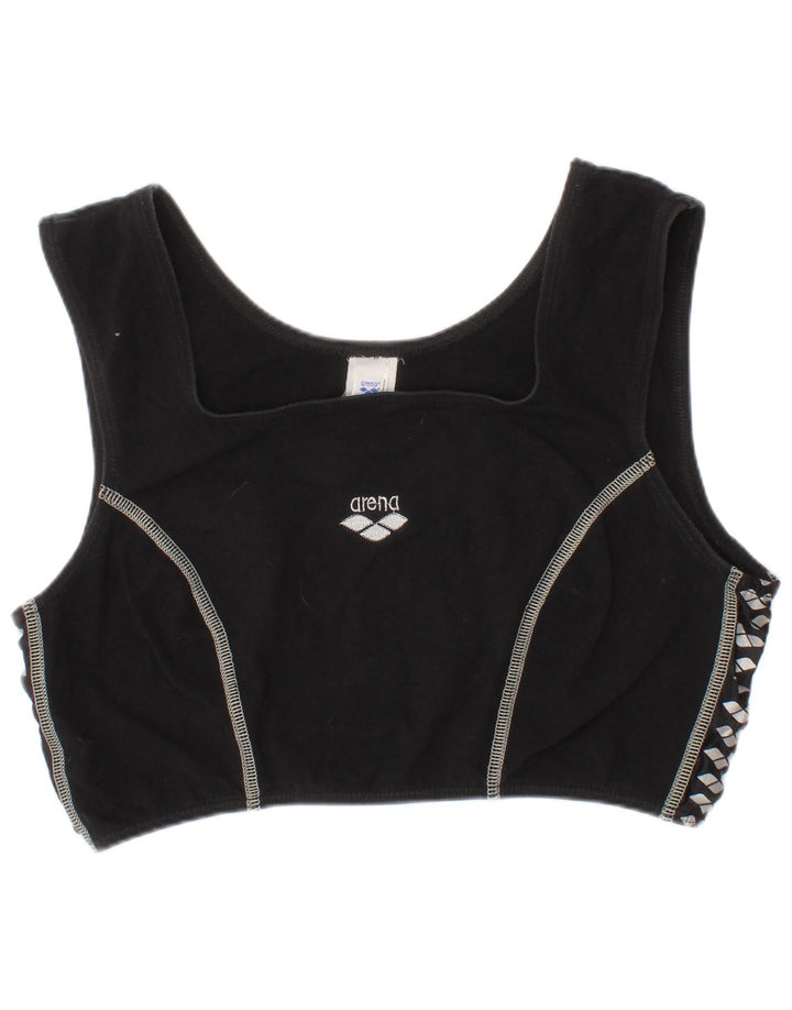 Top de Bra Arena para Mujer Medio Negro Algodón