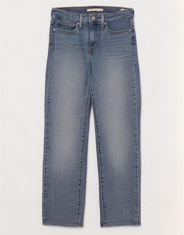 Blugi drepți modelați 314 Levi's pentru femei L28 L27 Bumbac albastru