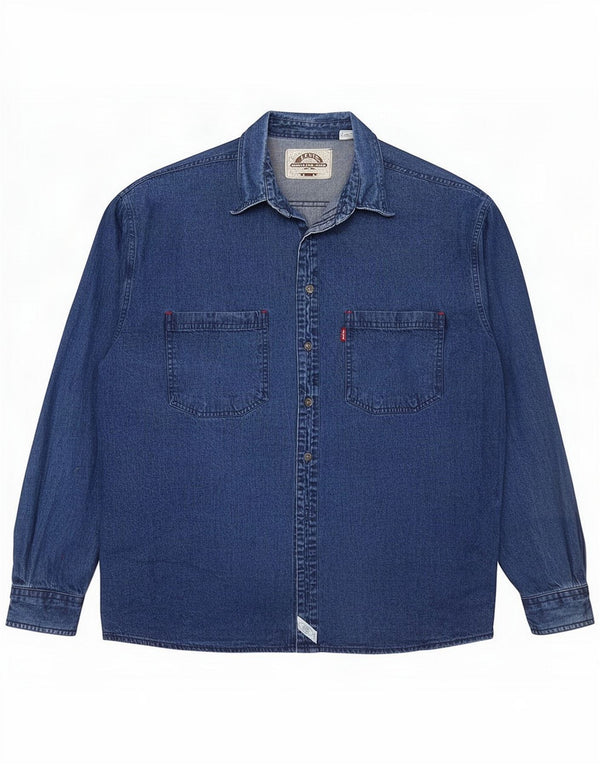 Chemise en jean Levi's Homme Large Bleu Coton