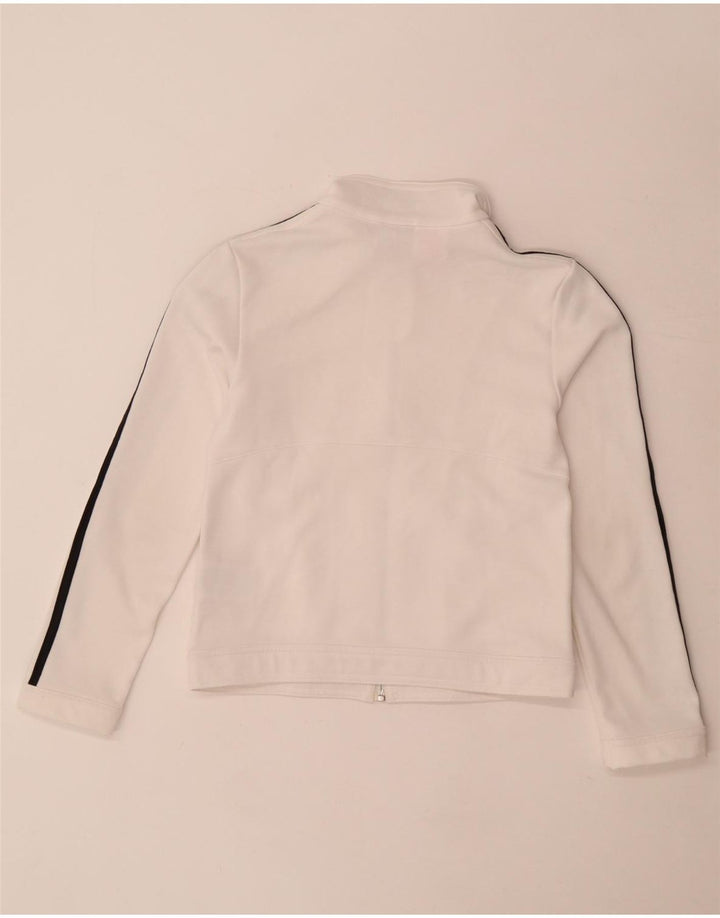 Adidas Veste de Survêtement Graphique Fille 11-12 Ans Blanc Polyester