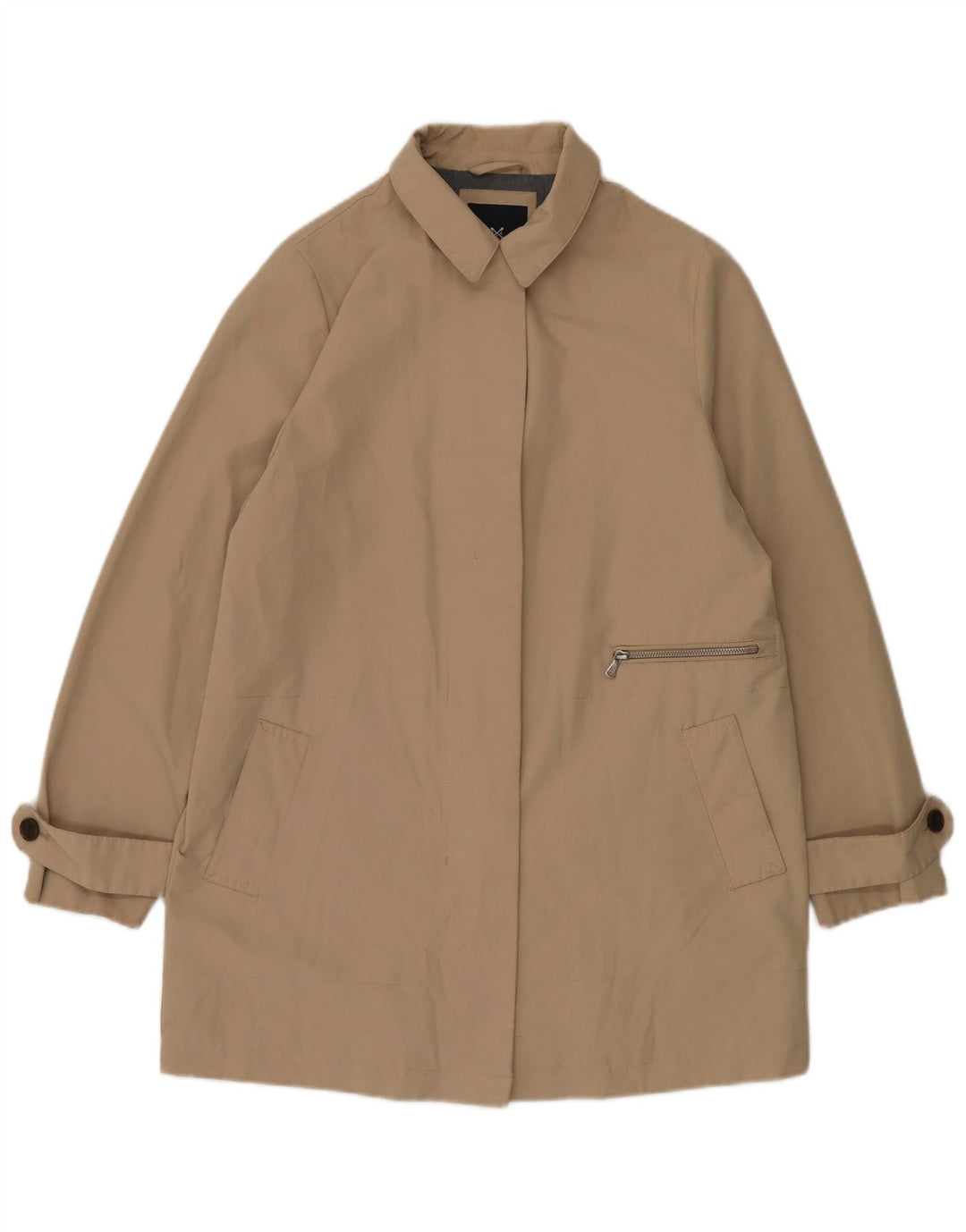 Crew Clothing Abrigo para mujer Reino Unido 12 Algodón beige medio