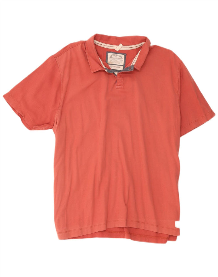 White Stuff Mens Polo Shirt XL Red Cotton