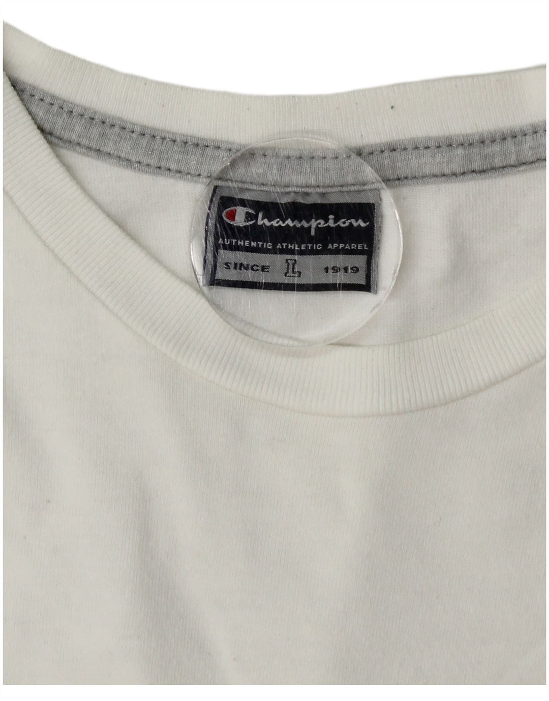 T-shirt grafica da uomo Champion Top grande bianca