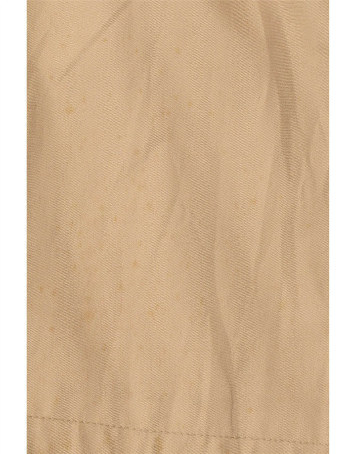 Dragon's Herre dobbeltradet regnfrakke UK 36 Small Beige Polyester