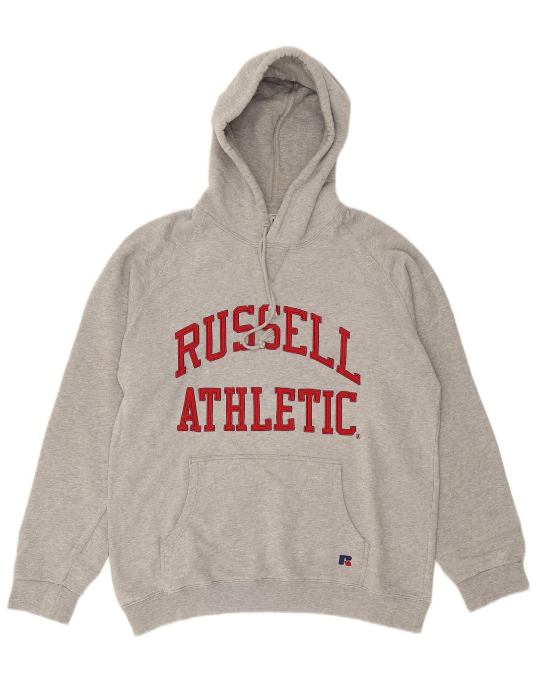 Russell Athletic Mens Graphic Sweatshirt Jumper Large Grey Cotton
