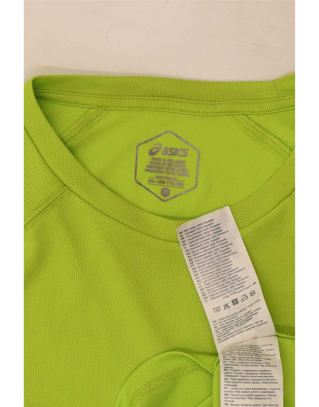 T-shirt da uomo Asics Top 2XL verde poliestere