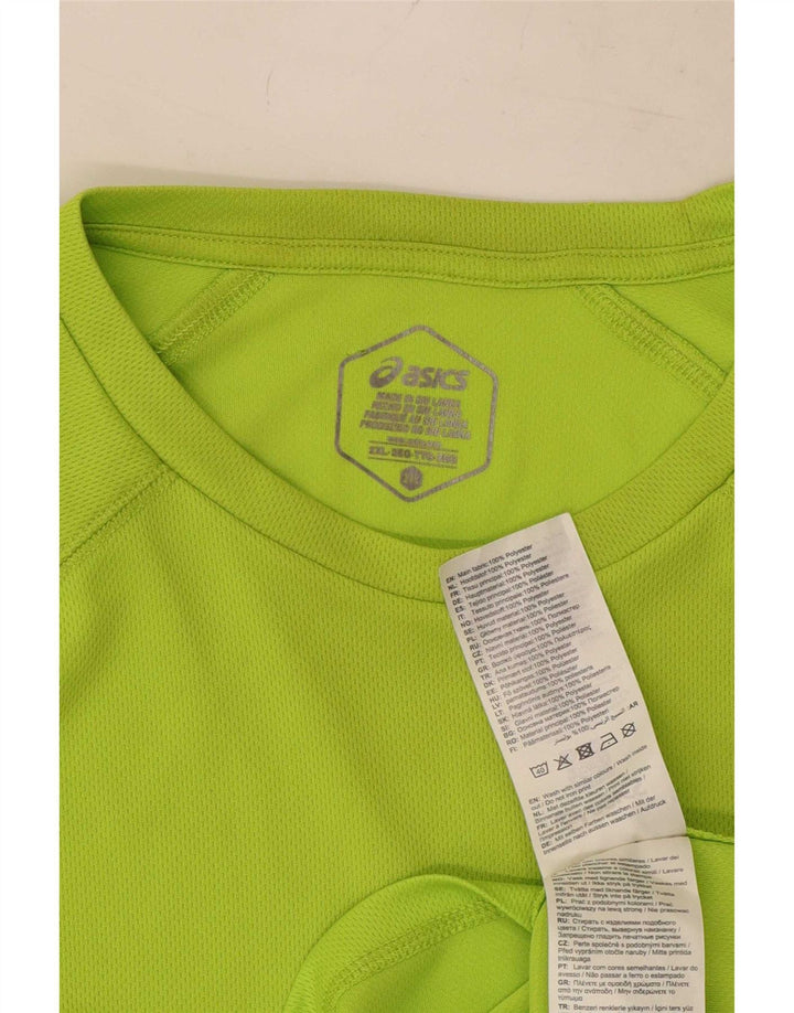 T-shirt da uomo Asics Top 2XL verde poliestere