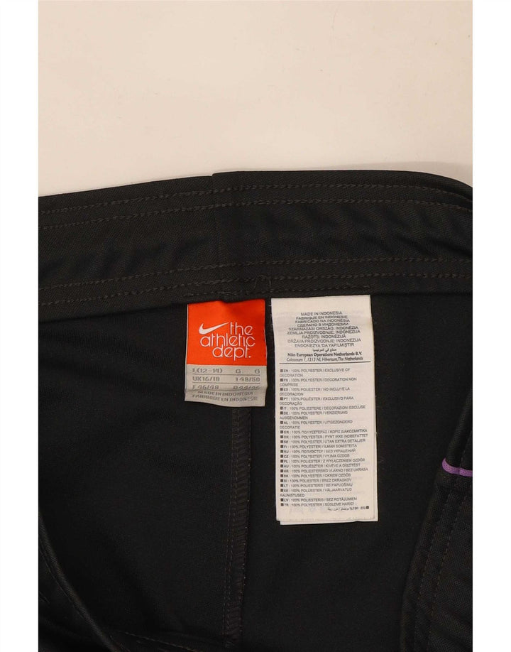 Nike Womens Tracksuit Trousers UK 16/18 Large  Grey Polyester