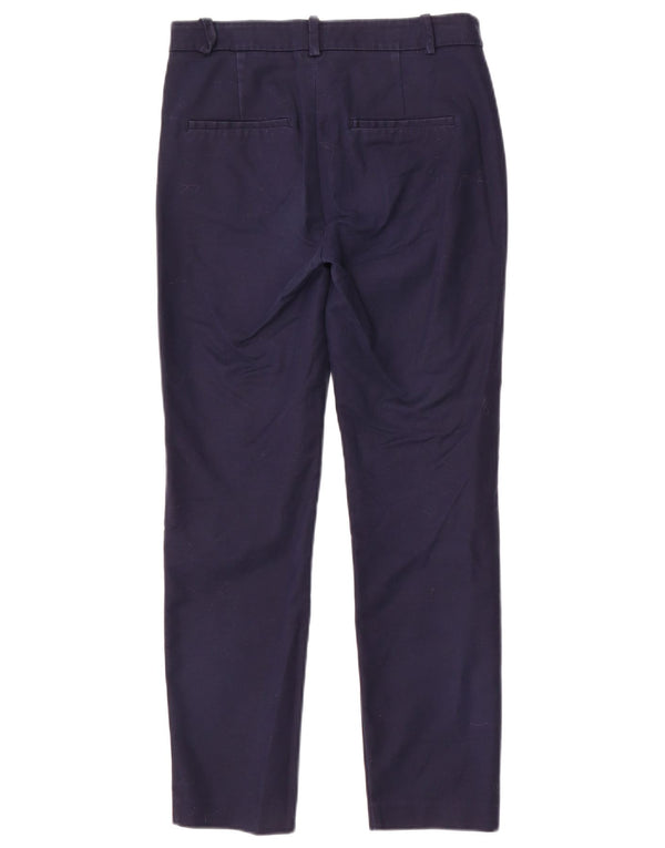 Spodnie damskie Zara Slim Chino EU 34 2XS W24 L26 Granatowa bawełna