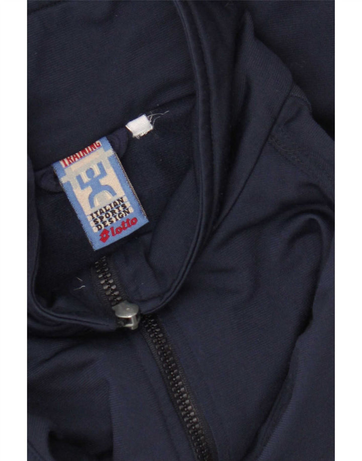 Lotto Mens Graphic Tracksuit Top Jacket Grande Azul Marinho