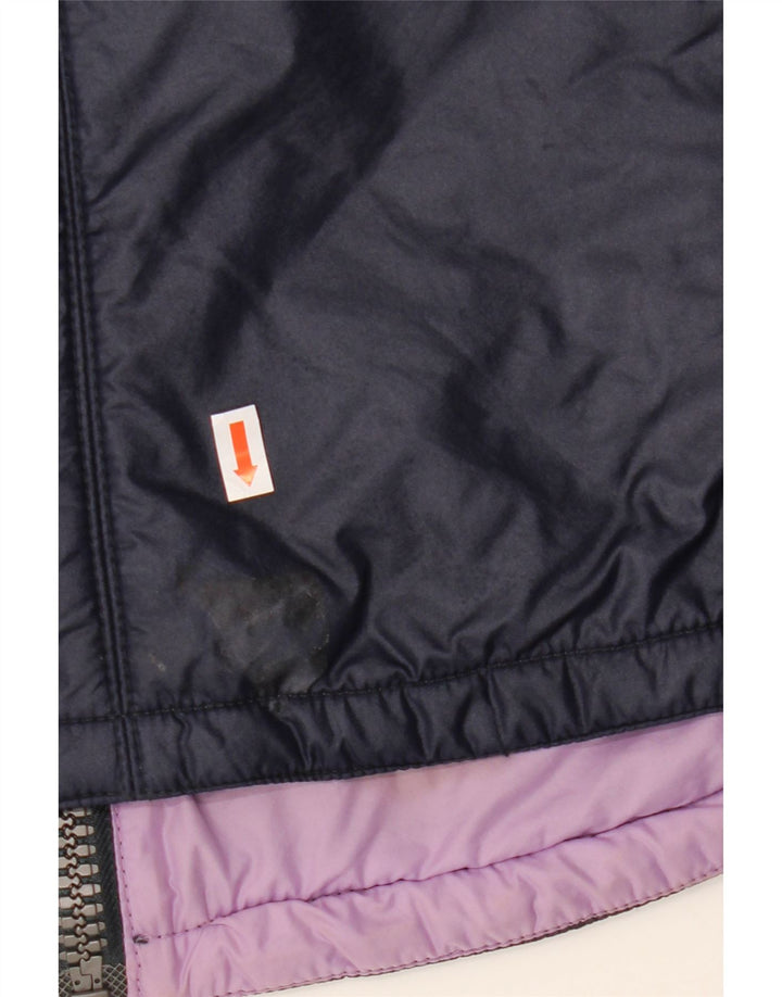 Belfe Damen Wattierte Jacke UK 10 Small Marineblau Farbblock
