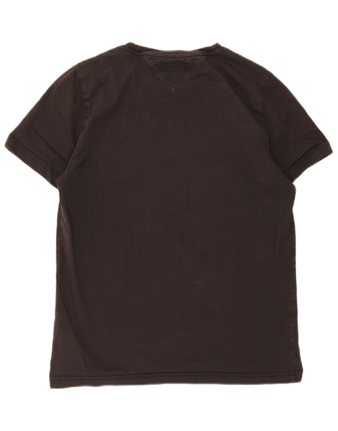T-shirt grafica da uomo Tommy Hilfiger Top in cotone nero medio