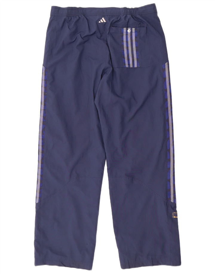 Pantaloni impermeabili pentru bărbați Adidas, mari, albastru, poliester