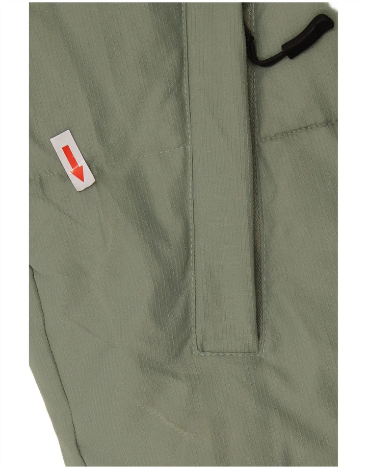 Fila Mens Hooded Padded Jacket UK 40 Large Green Polyamide