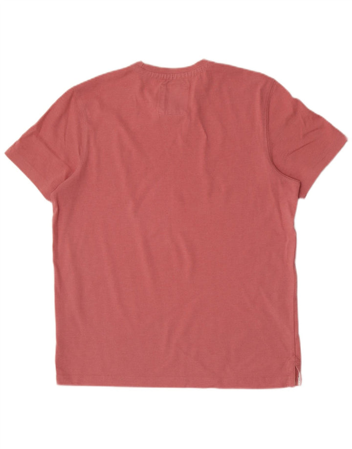 CREW CLOTHING Mens T-Shirt Top Medium Pink Cotton