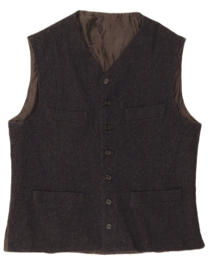 Vintage Mens Utility Gilet UK 36 Small Grey