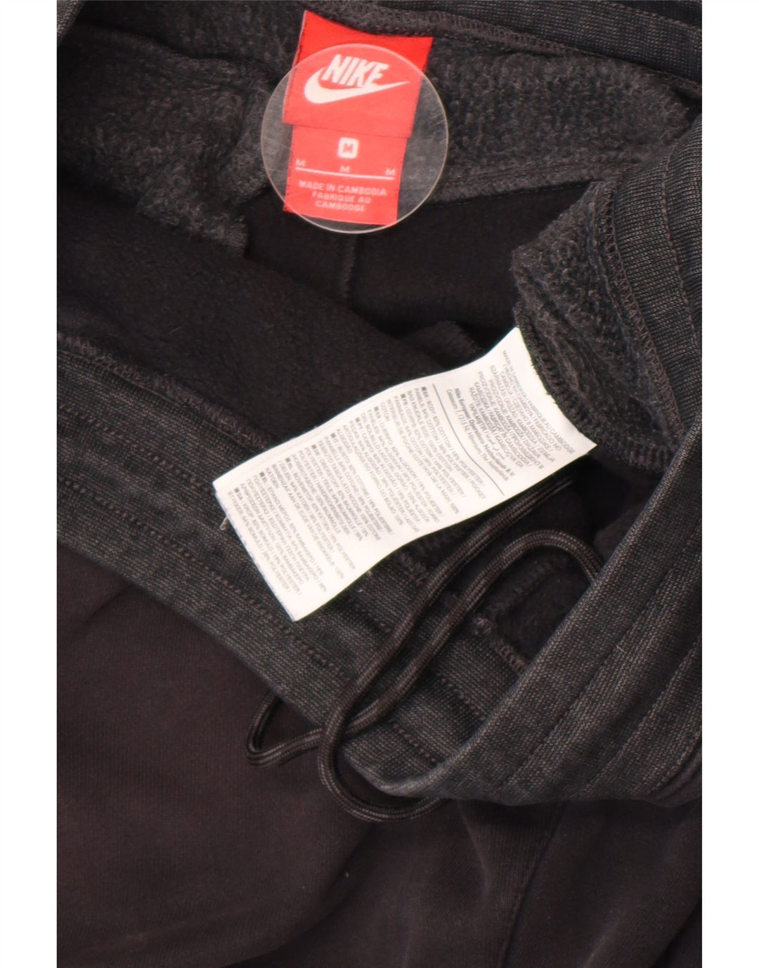 Pantaloni da tuta da uomo Nike Joggers Medium Black Colourblock in cotone