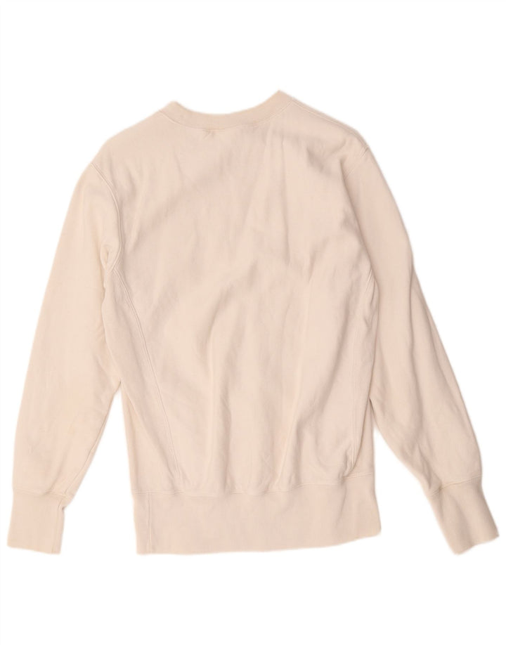Champion Herre Sweatshirt Jumper Medium Hvid