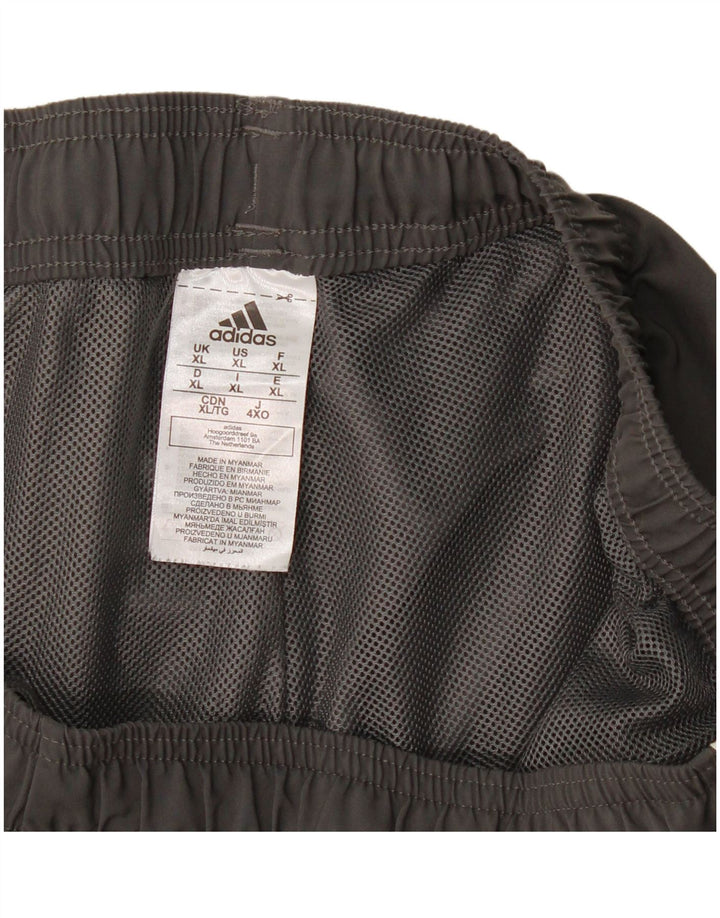 Pantaloncini sportivi da uomo Adidas XL poliestere grigio