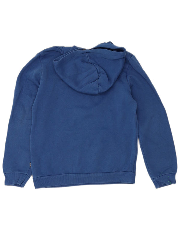 Felpa con cappuccio grafica da ragazzo Puma 11-12 anni in cotone blu