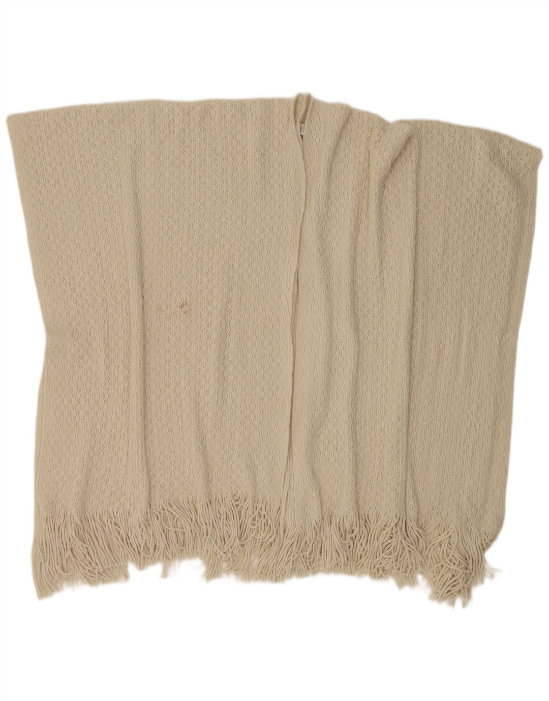 Marks & Spencer Womens Poncho Cardigan Sweater One Size Off White Acrylic
