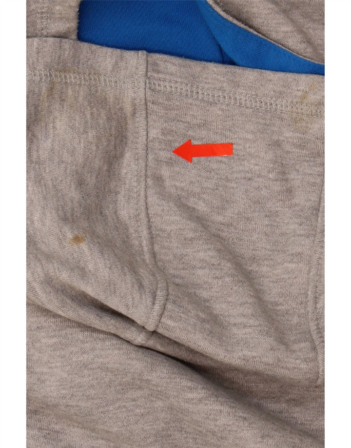 ADIDAS Boys Climalite Zip Hoodie Sweater 15-16 Years Grey Polyester Vintage Adidas and Second-Hand Adidas from Messina Hembry 