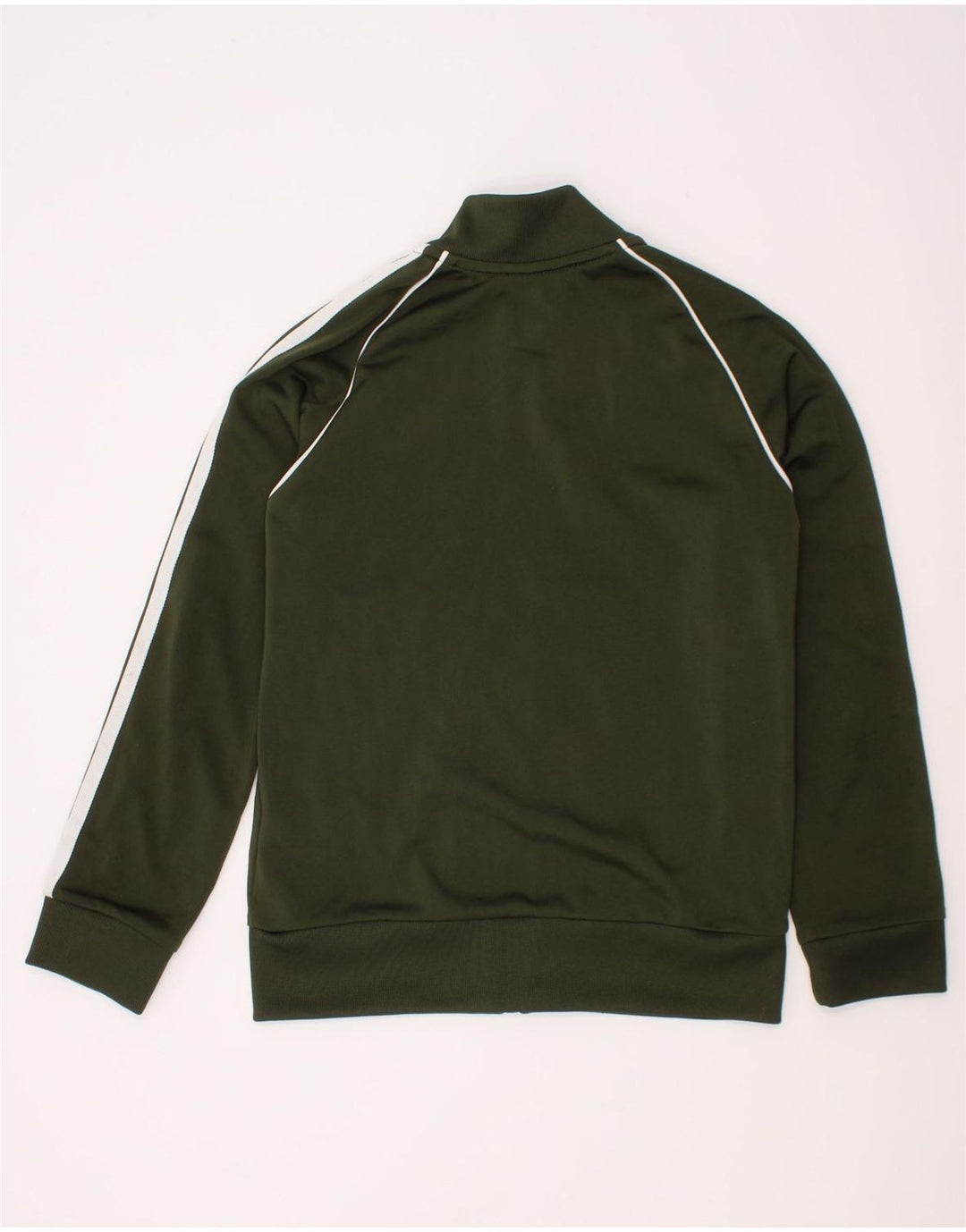 Adidas Jungen-Trainingsanzug-Top-Jacke, 7–8 Jahre, grünes Polyester