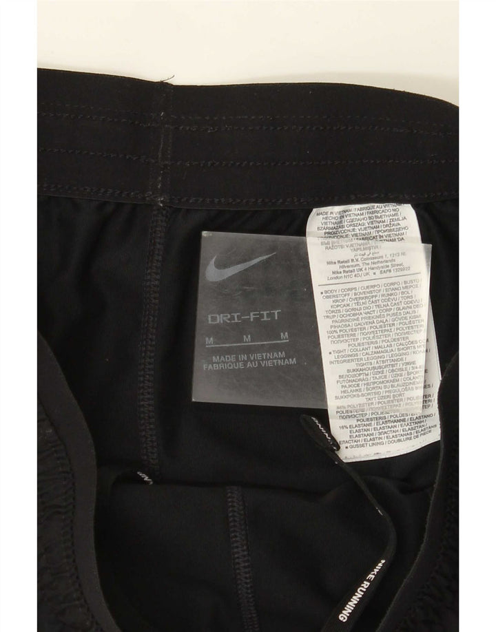 Nike Womens Dri Fit Sport Shorts UK 12 Medium Black Polyester