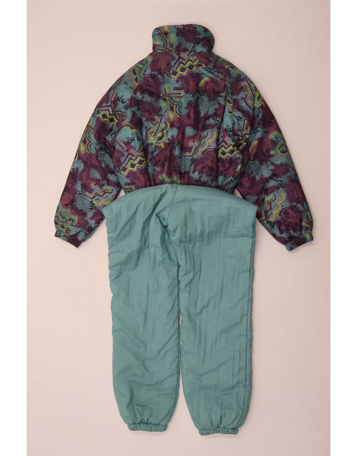 Brugi Dame Ski Jumpsuit EU 46 XL Blå Geometrisk Polyamid