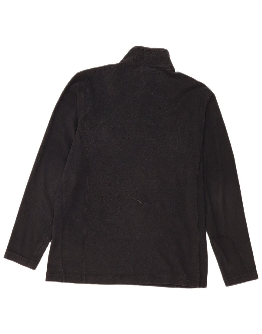 Columbia Mens Zip Neck Fleece Jumper XS Black Polyester