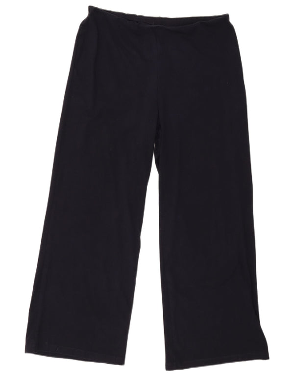 Marks & Spencer Dame Casual Bukser UK 14 Large W34 L28 Navy Blue