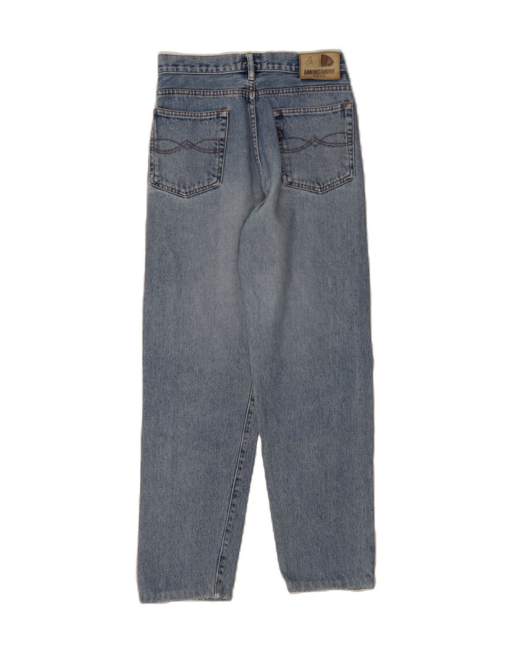 AMERICANINO Womens Tapered Jeans W26 L29 Blue Vintage Americanino and Second-Hand Americanino from Messina Hembry 
