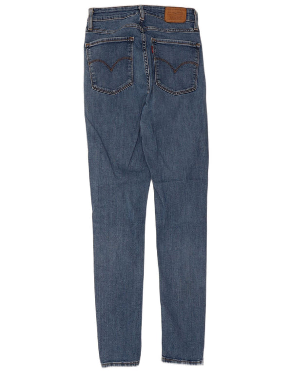 Jeans skinny a vita alta Levi's 721 da donna W26 L28 in cotone blu