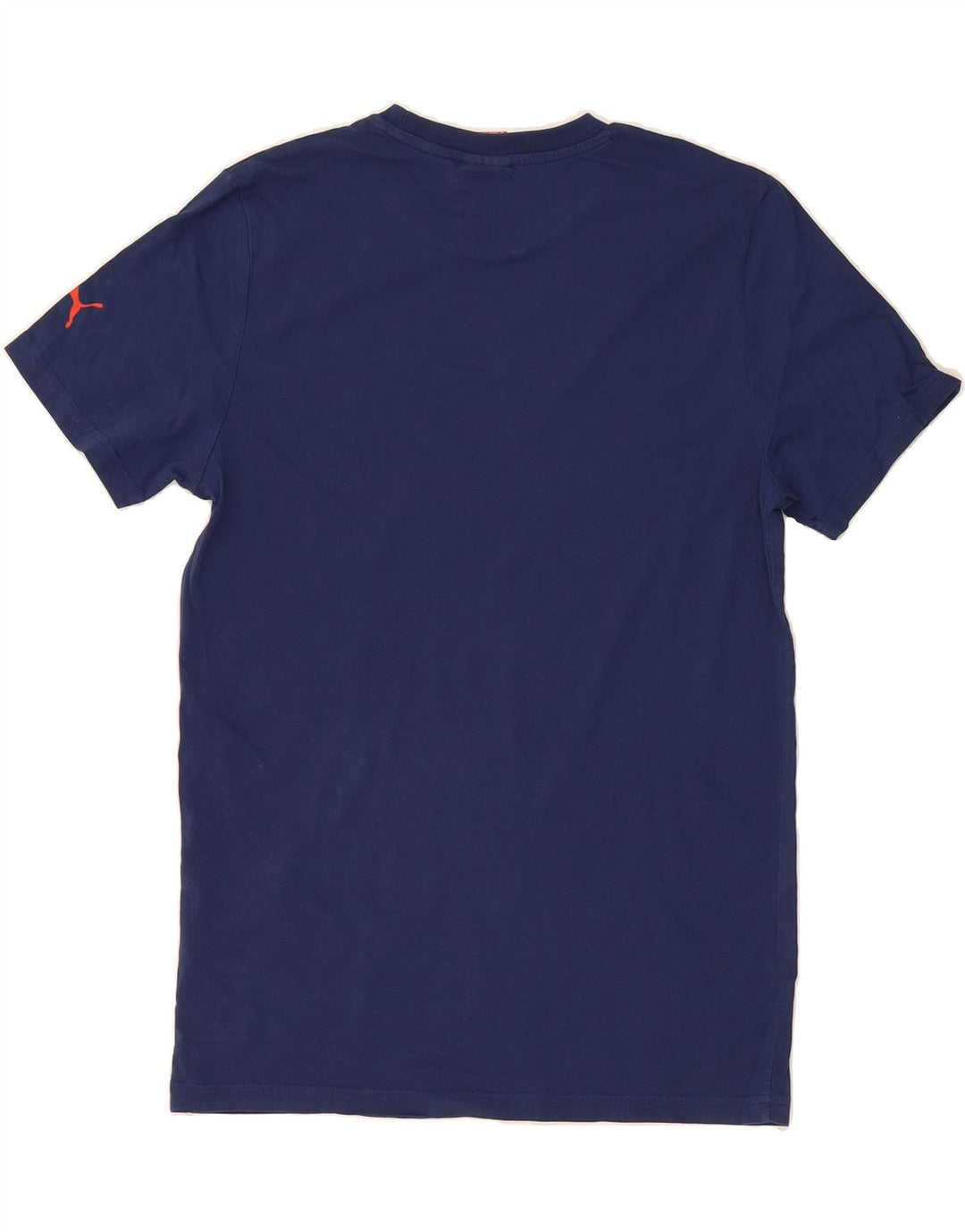 PUMA Mens Graphic T-Shirt Top Medium Navy Blue Vintage Puma and Second-Hand Puma from Messina Hembry 