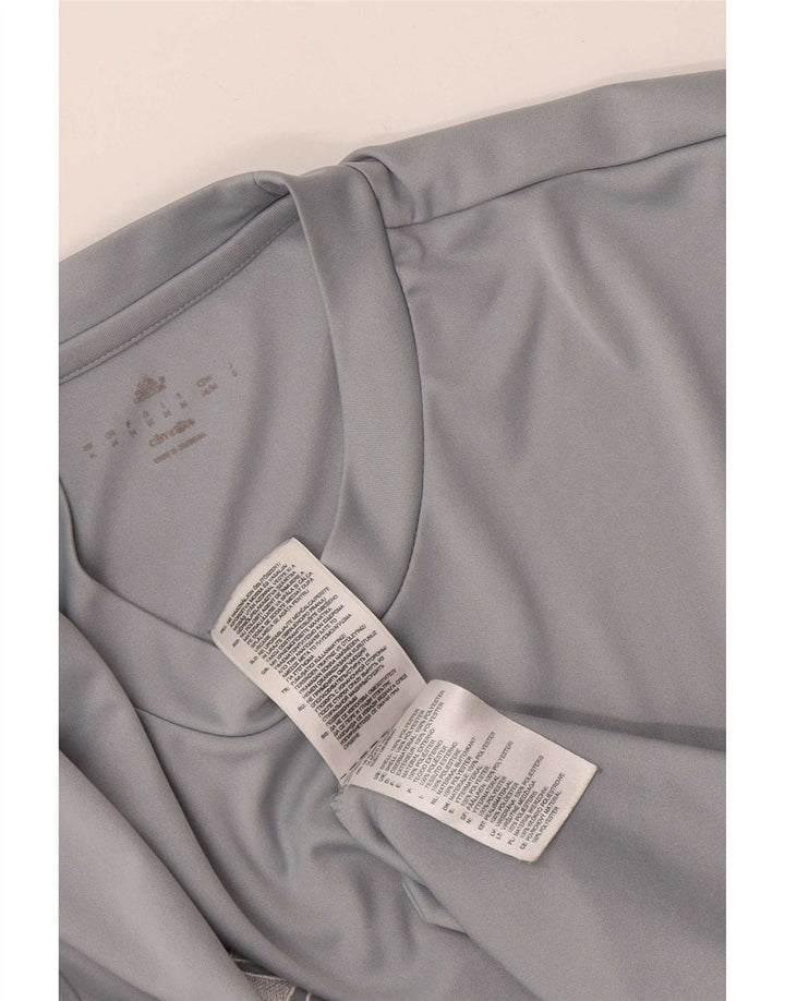 Adidas Męski T-shirt Climalite Top Średni Szary Poliester
