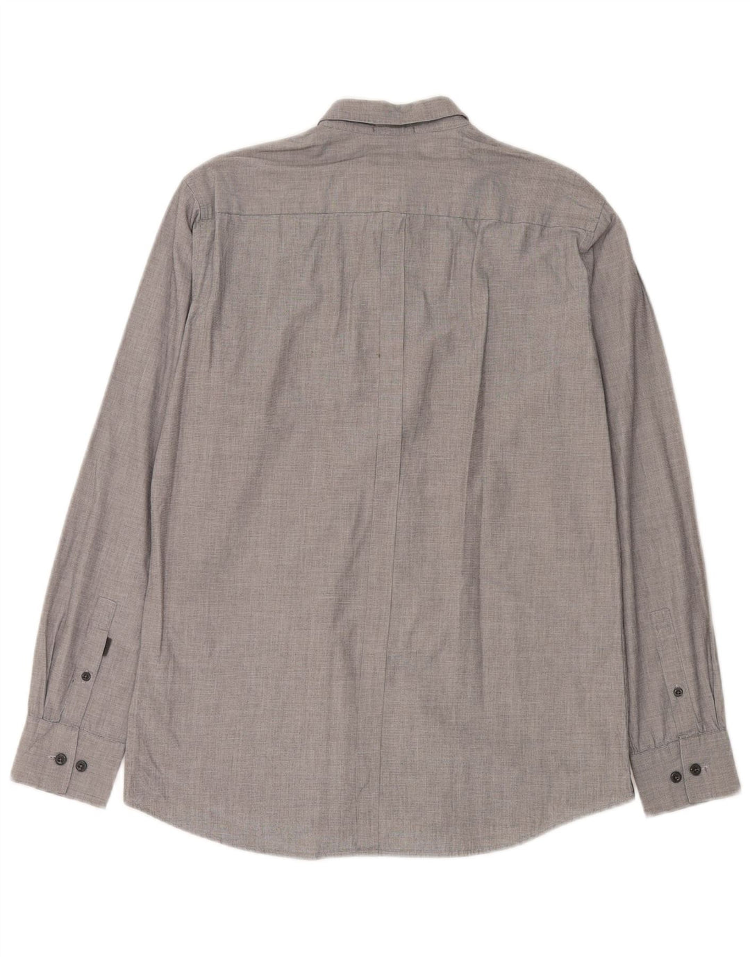 DKNY Mens Shirt Medium Grey Pinstripe Cotton