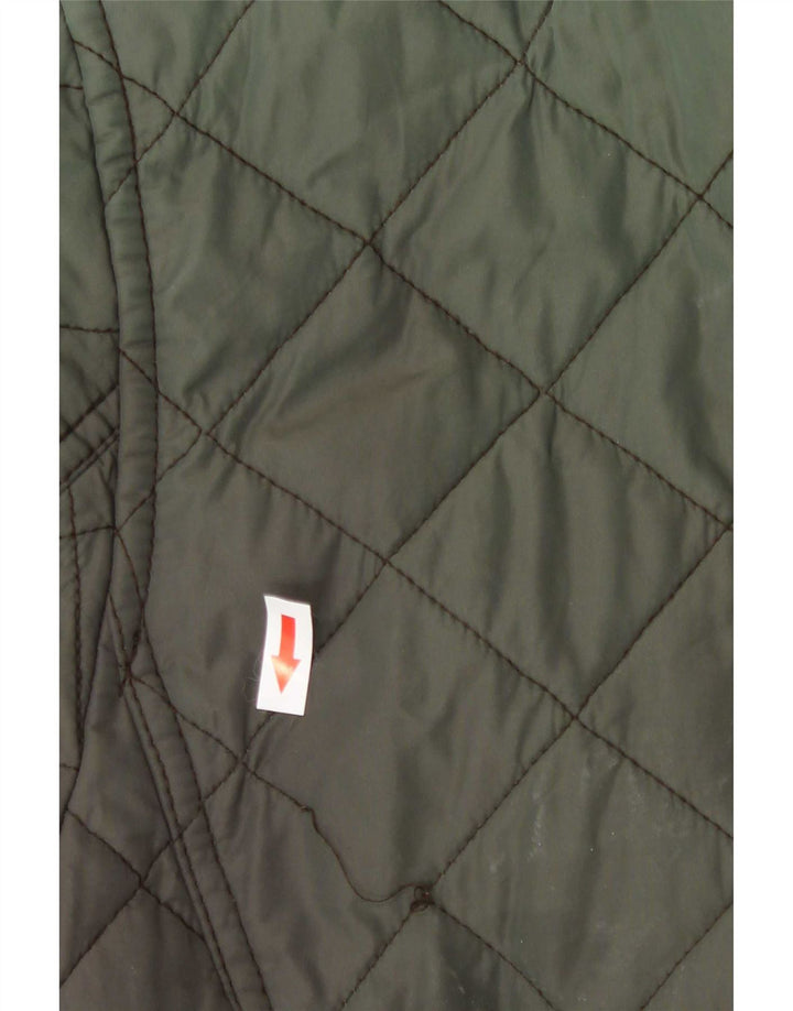 Camel Active Mens Quilted Jacket EU 50 Large Green Polyamide