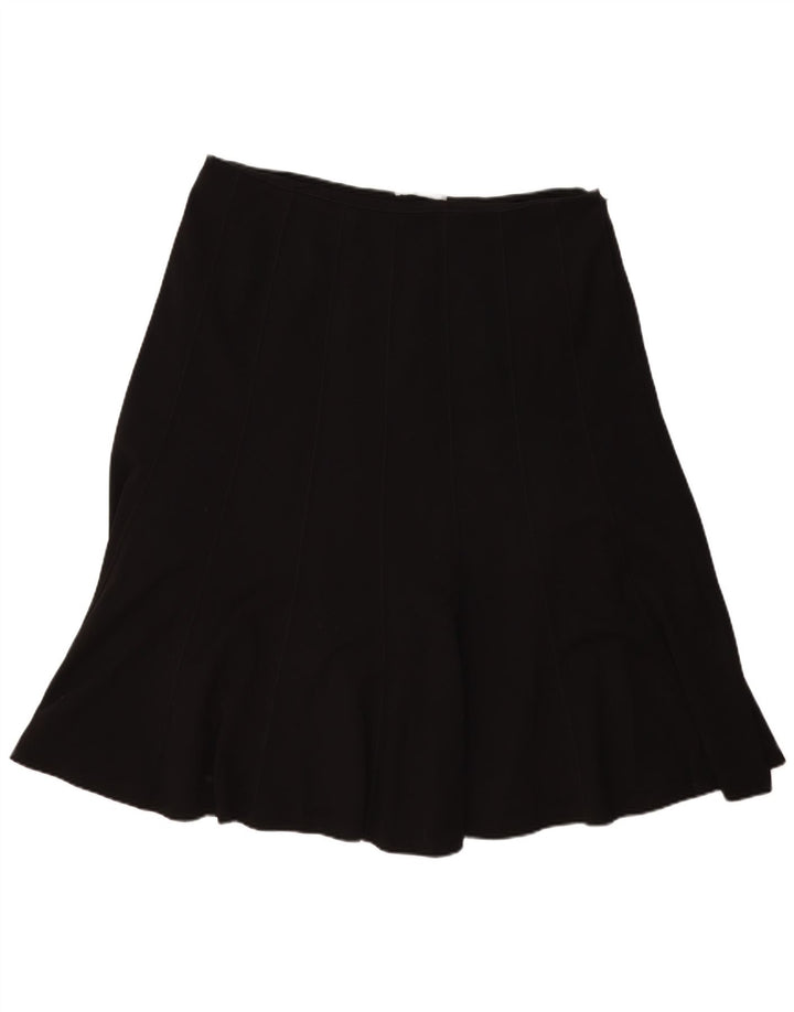 Marks & Spencer Womens A-Line Skirt UK 18 XL W40 Black Polyester