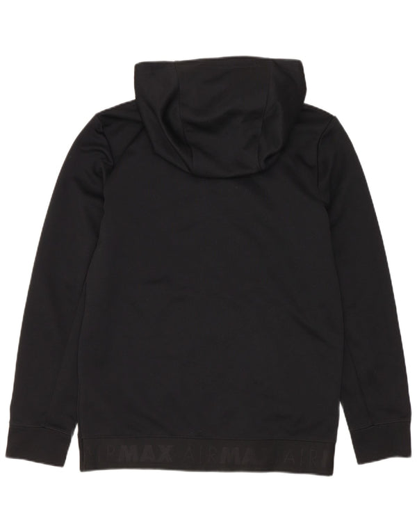 Nike Boys grafisk hættetrøje med lynlås 10-11 år Medium Sort Colourblock