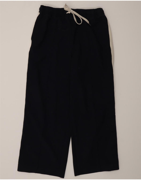 MINT VELVET Womens Tracksuit Trousers UK 16 Large Navy Blue Colourblock