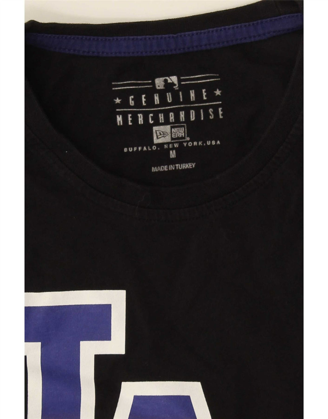 Ægte Merchandise Dame Grafisk T-Shirt Top UK 12 Medium Sort